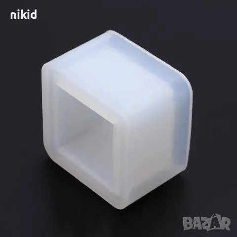 Квадрат кубче силиконов молд форма калъп смола свещ шоколад саксия кашпа, снимка 4 - Форми - 35078287