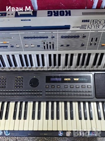 два синтезатора GEM и KORG , снимка 8 - Синтезатори - 52719125