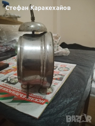 Ретро будилник , снимка 6 - Антикварни и старинни предмети - 54184315