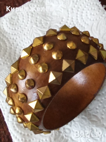 Ретро дървена гривна 45866, снимка 8 - Гривни - 53742131