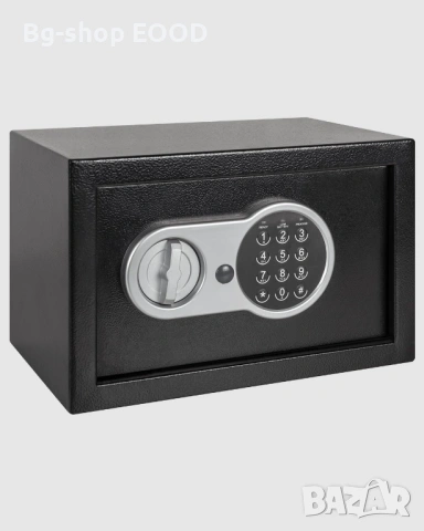 Дигитален сейф, стоманена конструкция, достъп с код/ключ, 31x20x20см, снимка 6 - Друга електроника - 53808904