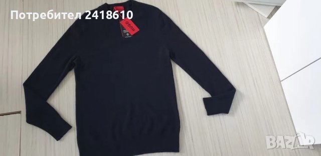 Hugo Boss HUGO Cashmere Mens Size M НОВО! ОРИГИНАЛ! Мъжки Пуловер!, снимка 8 - Пуловери - 48253627