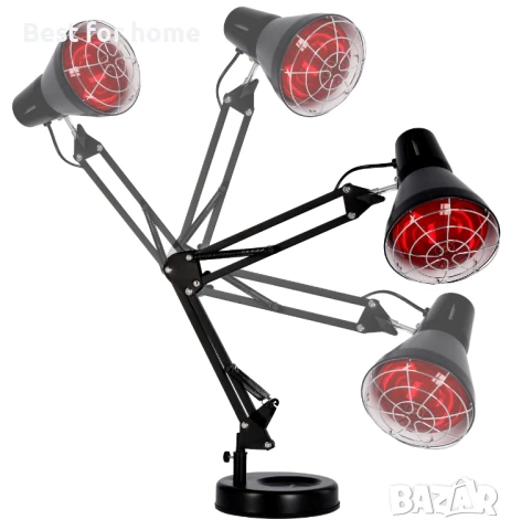 Лечебна инфрачервена лампа Sollux с топлечерапевтична инфрачервена лампа 275w Solux, снимка 6 - Медицинска апаратура - 50614886