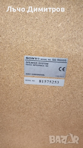 SONY SS-RG555, снимка 9 - Тонколони - 52929386