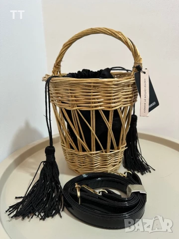 Елегантна чанта от ратан на манго нова с етикет , снимка 1