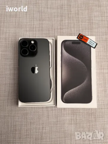 100% Батерия❗️ iPhone 15 Pro *лизинг от 68лв/м / Black Titanium / 128Gb ГАРАНЦИЯ❗️, снимка 2 - Apple iPhone - 47617912