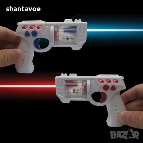 Игра лазер таг с пистолети ключодържатели