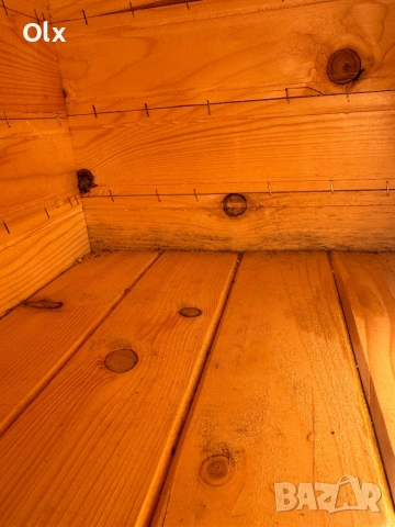 Дървена къщичка/плюшена къщичка за котки, снимка 2 - За котки - 53744475