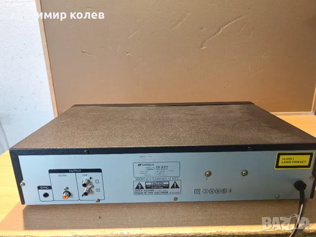 cd плеър "SANSUI CD-X217", снимка 6 - Ресийвъри, усилватели, смесителни пултове - 48895178