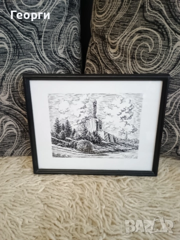 Туш перо Георги Георгиев, снимка 4 - Антикварни и старинни предмети - 52000107