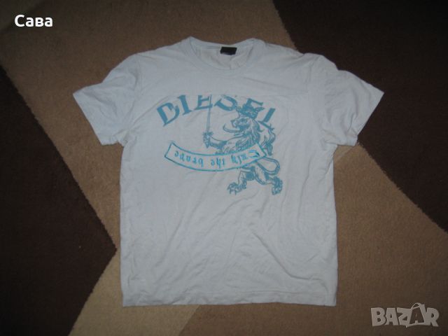 Тениска DIESEL  мъжка,С, снимка 2 - Тениски - 46418767