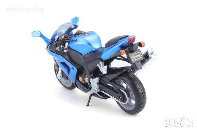 1:18 Метални мотори: Kawasaki Ninja ZX-10R, снимка 3 - Колекции - 45356858