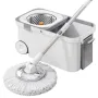 Въртящ се на 360° моп комплект, с центробежна кофа, неръждаема стомана, снимка 1