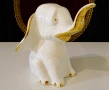 Порцеланова фигура Слон,злато,Западна Германия. , снимка 2