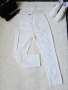 Дамски бял панталон с накъсан ефект , снимка 4