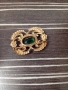 Стара позлатена брошка , снимка 3