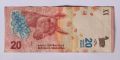 20 песо Аржентина , 20 песос Аржентина Банкнота от Южна Америка 