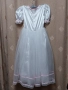 Детска бяла дълга рокля за шаферка / булка /, снимка 3
