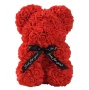 Плюшено мече с LED рози - подарък за мама, момиче, баба - комплект вечни рози 25 см, снимка 3