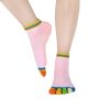 Меки къси чорапи с пръсти, без пета. Подходящи за йога, тренировки по пилатес и гимнастика. , снимка 1 - Йога - 45276220