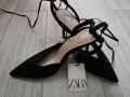 елегантни обувки на ток Zara, снимка 1 - Дамски елегантни обувки - 45092526