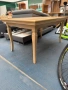 240377  НОВА трапезна маса 145/90 см -цена 130 евро или 254,26 лв хбб струговани крака , мдф плот 14, снимка 6