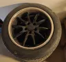 Лети джанти 5x112 17 8J ET32 audi VW seat Skoda летни гуми 205/55/ZR17, снимка 1