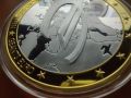 Два броя монети -  Евро гигант „10 години евро“, снимка 10