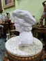 Голям антикварен колекционерски порцеланов бюст фигура статуетка , снимка 6