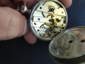 Стар джобен сребърен часовник, снимка 7