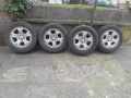 железни джанти с гуми за Subaru 16 цола, снимка 1