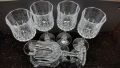 Cristal D’ Arques. 5 броя кристални чаши за ракия/аперитив, оловен кристал, 120 мл, снимка 11