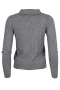 Дамска плетена блуза EXPLOSI 1086-150 сива с мече Рокля DJOFRA FASHION с поло дълги ръкави вталена, снимка 6