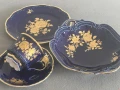 Уникален сет порцелан Echt kobalt с 24K, снимка 6