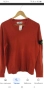 Stone Island Cotton Knit V - Neck Mens Size S ОРИГИНАЛ! Мъжки памучен Пуловер!, снимка 13