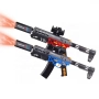Гел бластер МК6, Автоматична и ръчна стрелба, Син и Червен, снимка 1