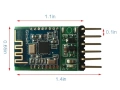 DSD TECH DSD TECH HM-19 Bluetooth 5.0 BLE модул с чип CC2640R2F за Arduino, снимка 3