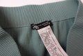 Zara къс клин с безшевна кройка в цвят мента, рипс S размер, снимка 9