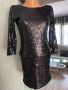 Дамска пайетена рокля, снимка 1 - Рокли - 45401952