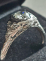 Златен пръстен 18к с Брилянт 0.8 карата(артдеко), снимка 15