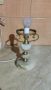 Настолна лампа с тяло от мрамор и месинг, снимка 2