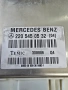 2205450532 Модул въздушно окачване Mercedes S-Class W220, снимка 2