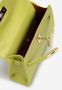 Бяла чанта по модел на Хермес Hermes mini Kelly цикламена жълта зелена бежова , снимка 4