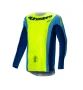 Мотокрос Блуза Alpinestars 2025 Techstar Melt Jersey YELLOW FLUO BLUE, снимка 2
